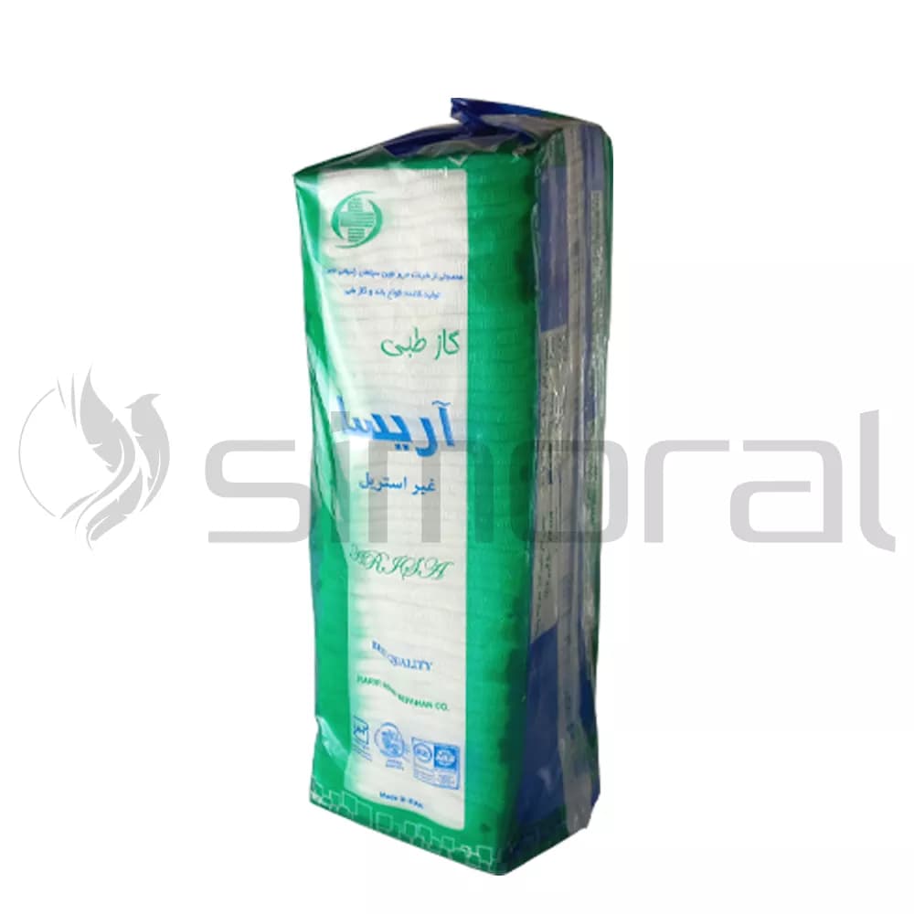 گاز نخدار غیراستریل 500 گرمی 16 لا آریسا