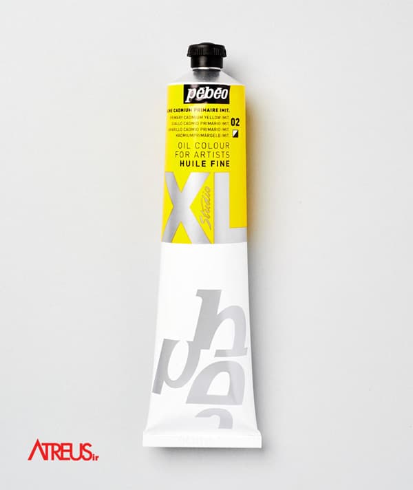 رنگ روغن آرتیست Pebeo Cadmium Yellow 200ml