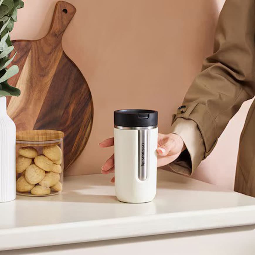 تراول ماگ نسپرسو وانیل آیس 400 میل «وانیلی» | Nespresso Travel Mug Vanilla Ice — تصویر ۶
