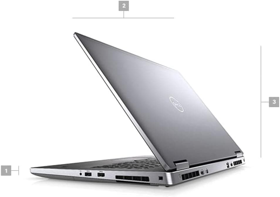لپ تاپ دل پرسیژن Dell Precision 7740 i9 9880H|16G | 512 SSD| 6G Nvidia RTX 3000 — تصویر ۶