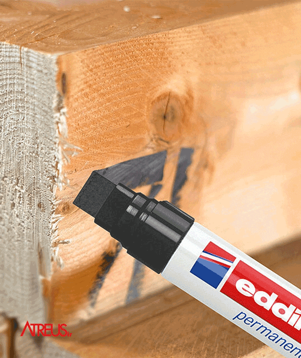 ماژیک دائمی Edding 353 قرمز — تصویر ۲