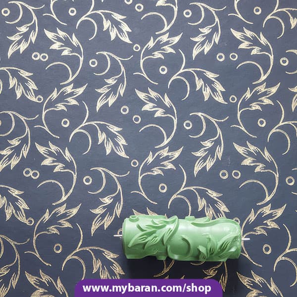 غلطک طرح دار طرح آلمانی جدید برگ باروک Walze Nr. 1608