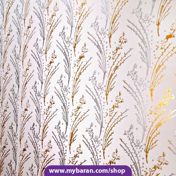 غلطک طرح کاغذ دیواری طرح شالیزار + دسته فومی 18 سانتی — تصویر ۸
