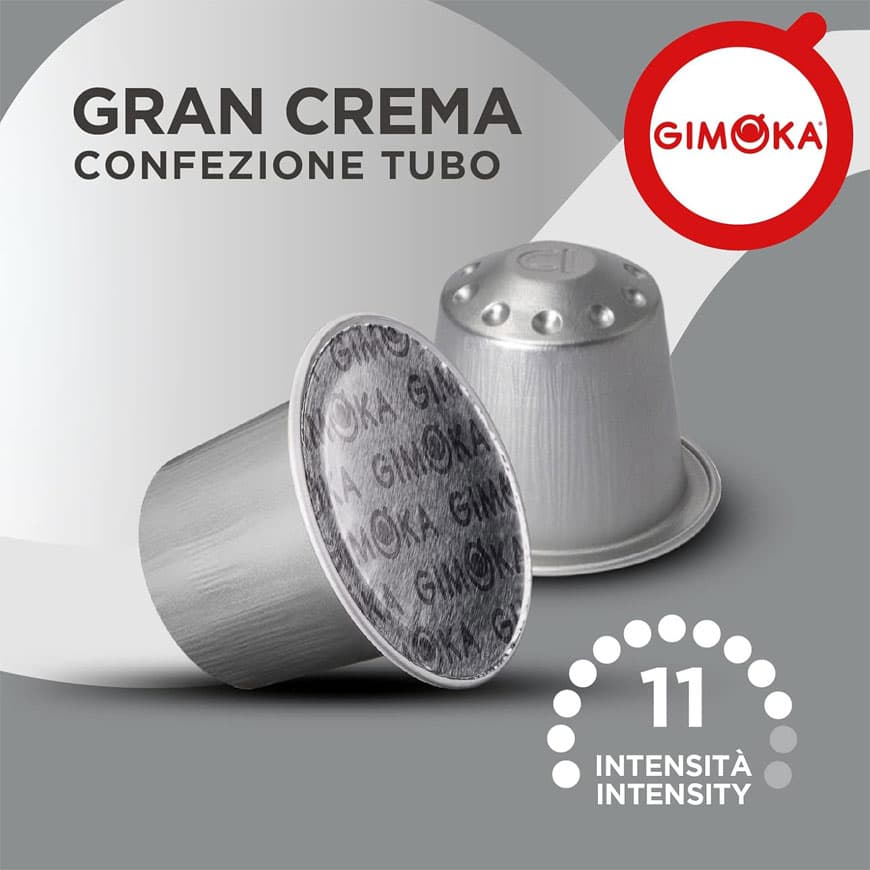 پک ده بسته ای کپسول قهوه جیموکا گرن کرما شدت 11 | Gimoka Gran Crema — تصویر ۶
