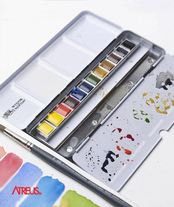 آبرنگ آرتیست وینزور 12 رنگ Winsor & Newton — تصویر ۶