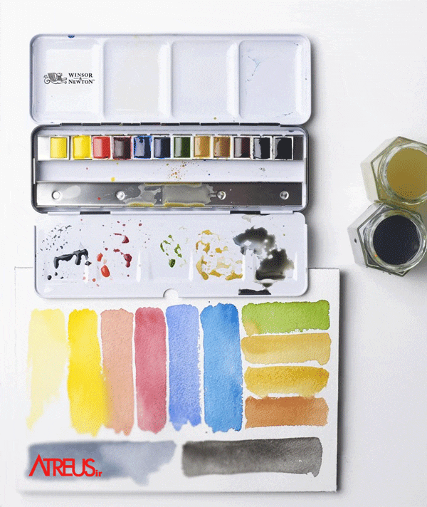 آبرنگ آرتیست وینزور 12 رنگ Winsor & Newton — تصویر ۲