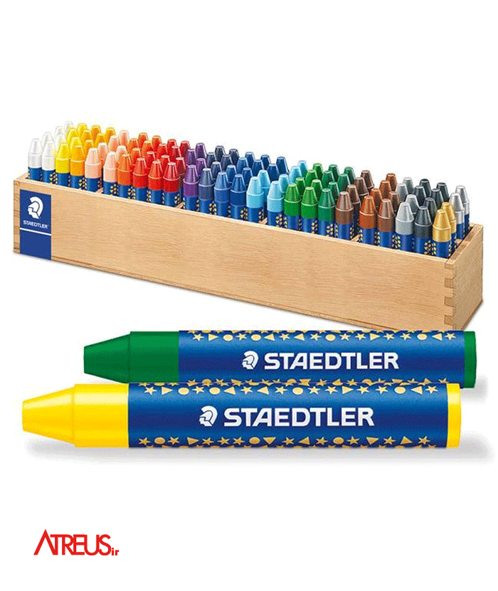 پاستل روغنی مومی استدلر Staedtler زرد — تصویر ۲
