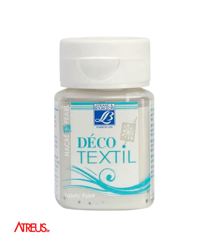 رنگ پارچه L&B Deco Textil 50 میل PEARL WHITE SAND — تصویر ۵