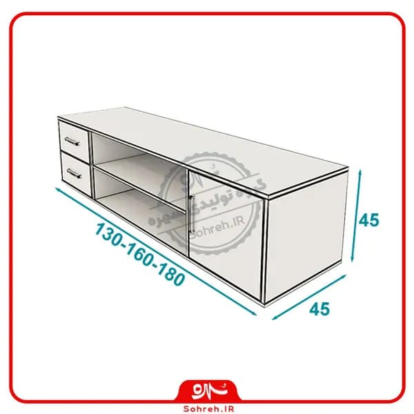 میز تلویزیون مدل SO21283 — تصویر ۶