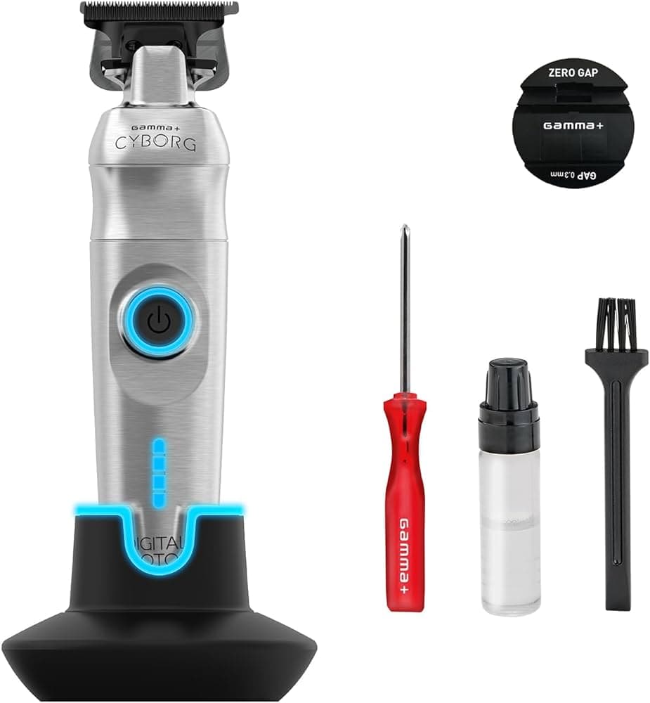 ماشین اصلاح خطزن گاما پلاس سایبورگ Gamma Plus Cyborg Metal Trimmer — تصویر ۷