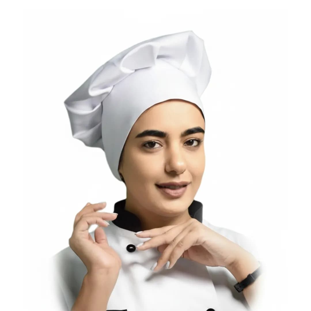 کلاه آشپزی پفکی مدل پیکو
