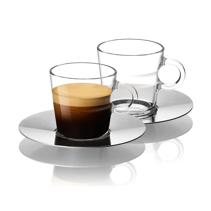 فنجان و نعلکبی نسپرسو مدل ویو اسپرسو «ست دو عددی» | Nespresso View Espresso