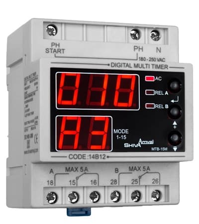 مولتی تایمر دیجیتال شیوا امواج مدل MTB-15M — تصویر ۷