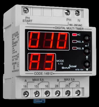 مولتی تایمر دیجیتال شیوا امواج مدل MTB-15M — تصویر ۸