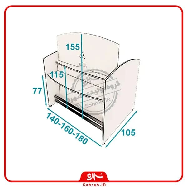 میز بانکی مدل SO73103 — تصویر ۴