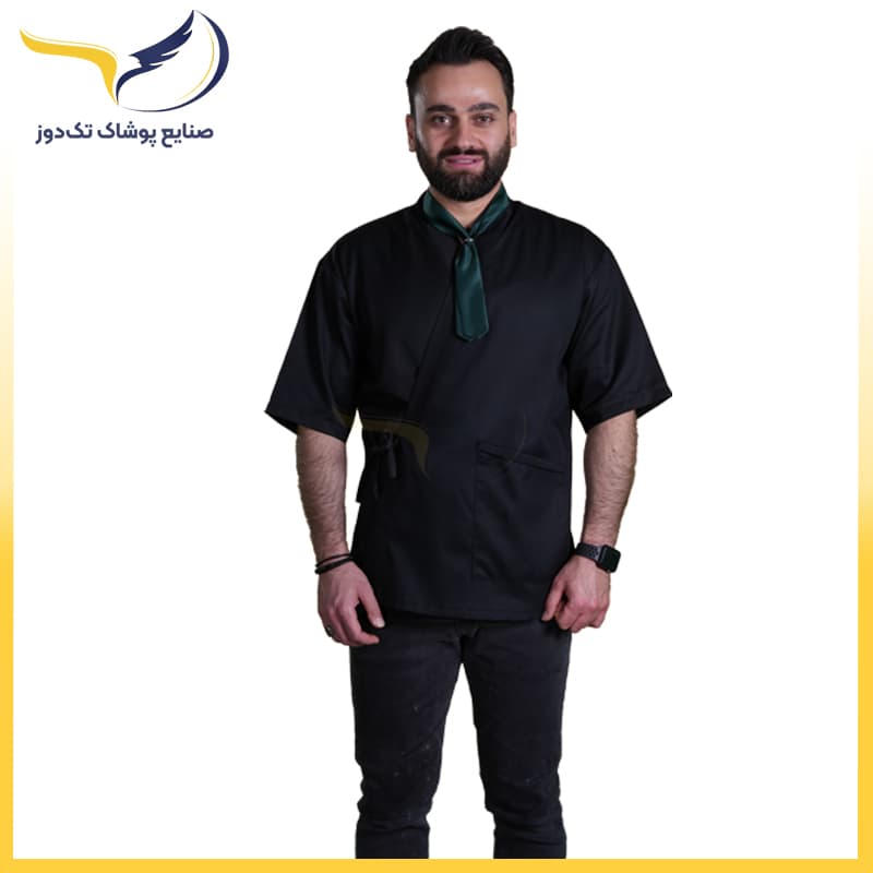 پیراهن آشپزی نوراگی مدل کایکو — تصویر ۶