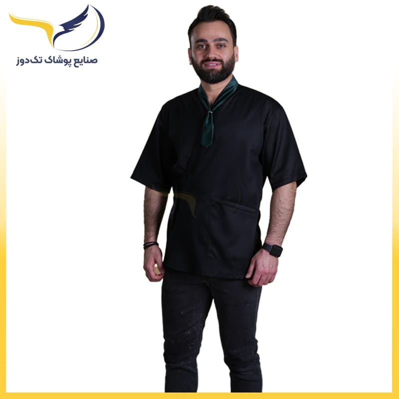 پیراهن آشپزی نوراگی مدل کایکو — تصویر ۵