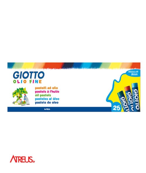 پاستل روغنی آرتیست جیوتو Giotto Olio Fine 25 — تصویر ۵
