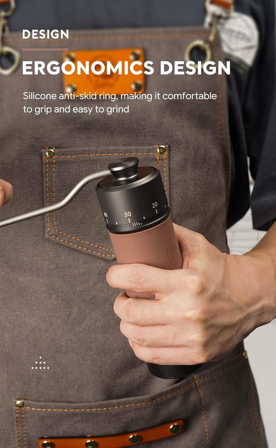 آسیاب دستی قهوه آی کافیلاس مدل Icafilas Coffee Grinder GM2214 — تصویر ۱۱
