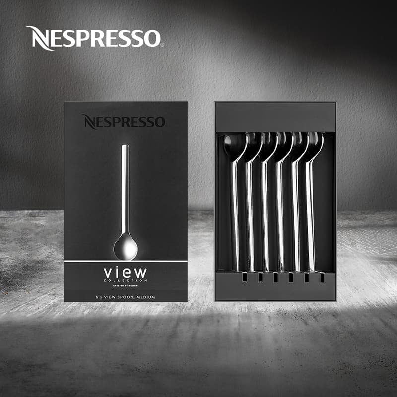 قاشق نسپرسو مدل ویوو سایز بزرگ «شش عددی» | Nespresso view spoon, Large — تصویر ۴