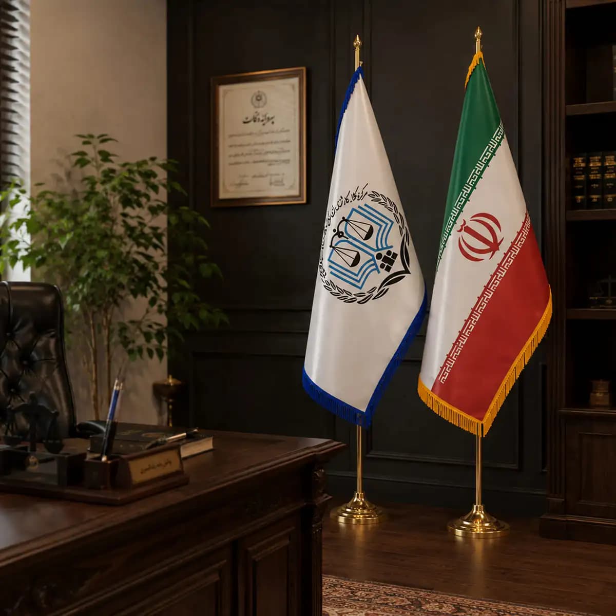 ست پرچم مرکز وکلا و ایران تشریفات — تصویر ۴
