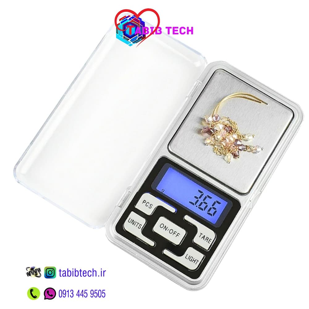 ترازو جیبی دیجیتال 200 گرم دقت 0.01 گرم اصلی 2025 — تصویر ۳