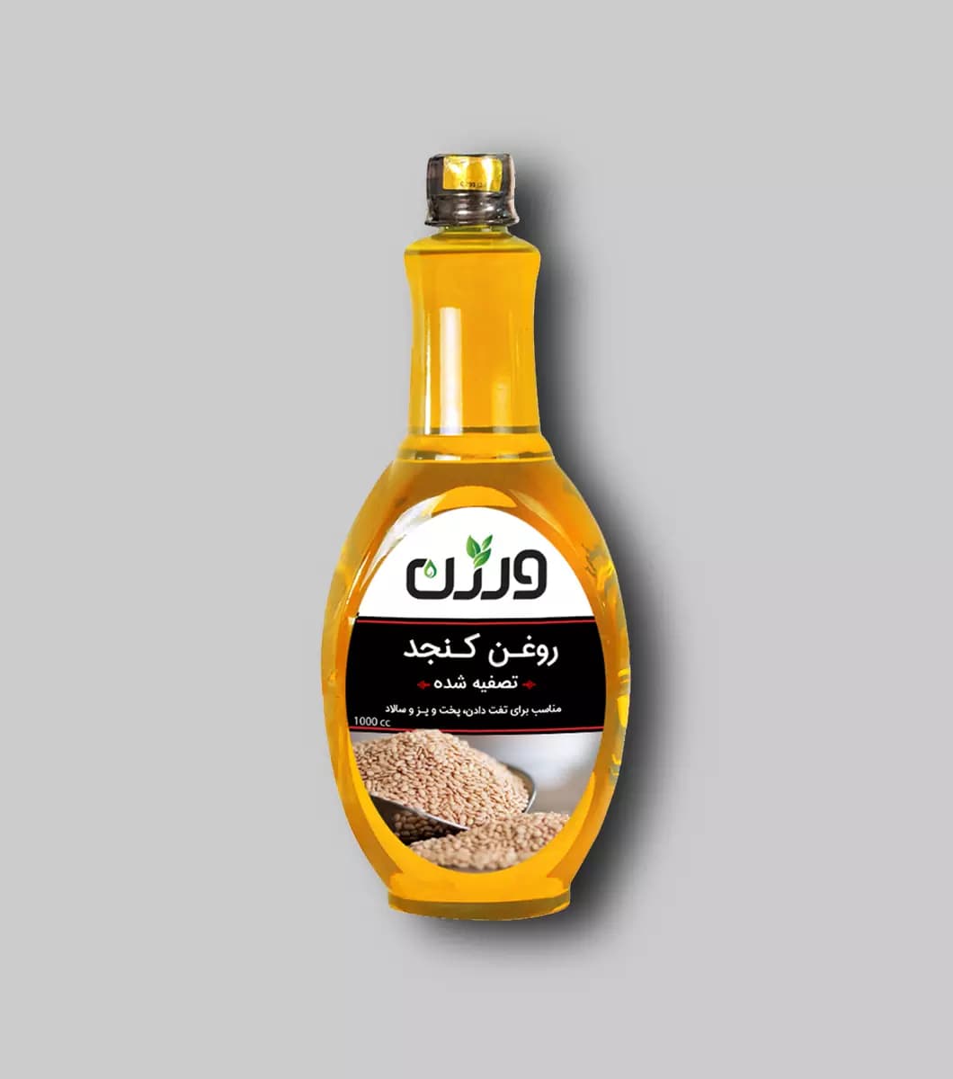 روغن کنجد تصفیه شده ۱۰۰۰ میلی لیتری — تصویر ۲