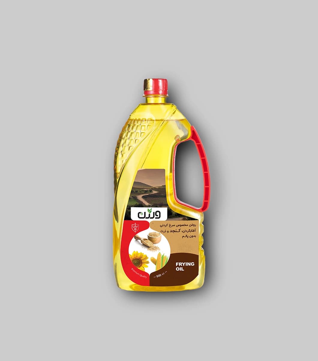 روغن سرخ کردنی حاوی روغن ذرت و کنجد (900 میلی لیتری) — تصویر ۲