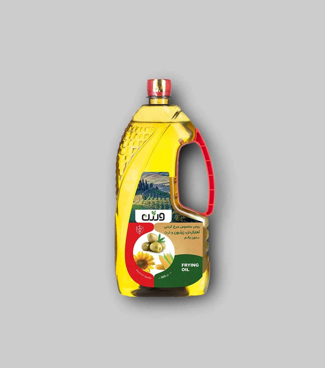 روغن سرخ کردنی حاوی روغن ذرت و زیتون 900 میلی لیتری