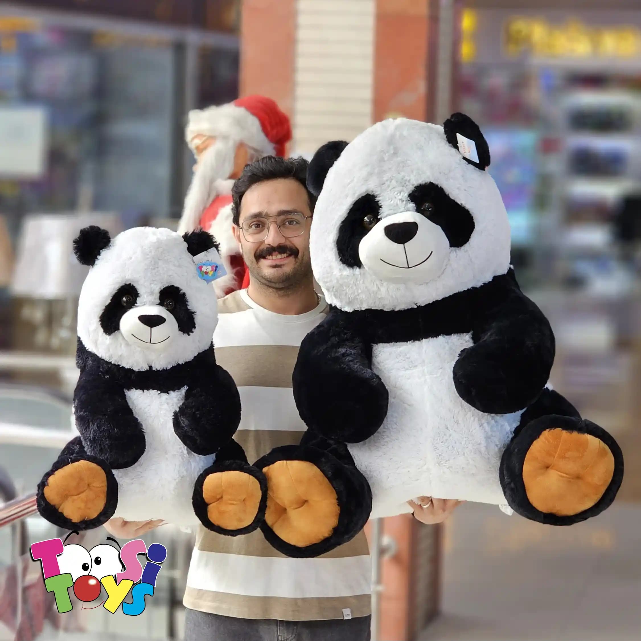 عروسک پاندا نشسته — تصویر ۲