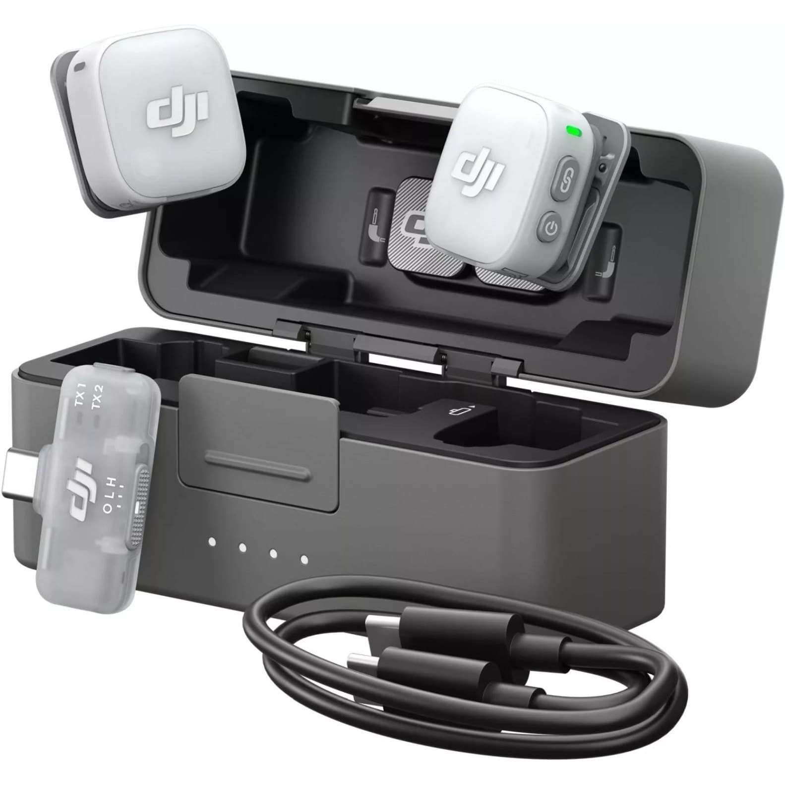 میکروفون بی‌سیم DJI Mic Mini 2 | دو فرستنده + گیرنده USB Type-c — تصویر ۷
