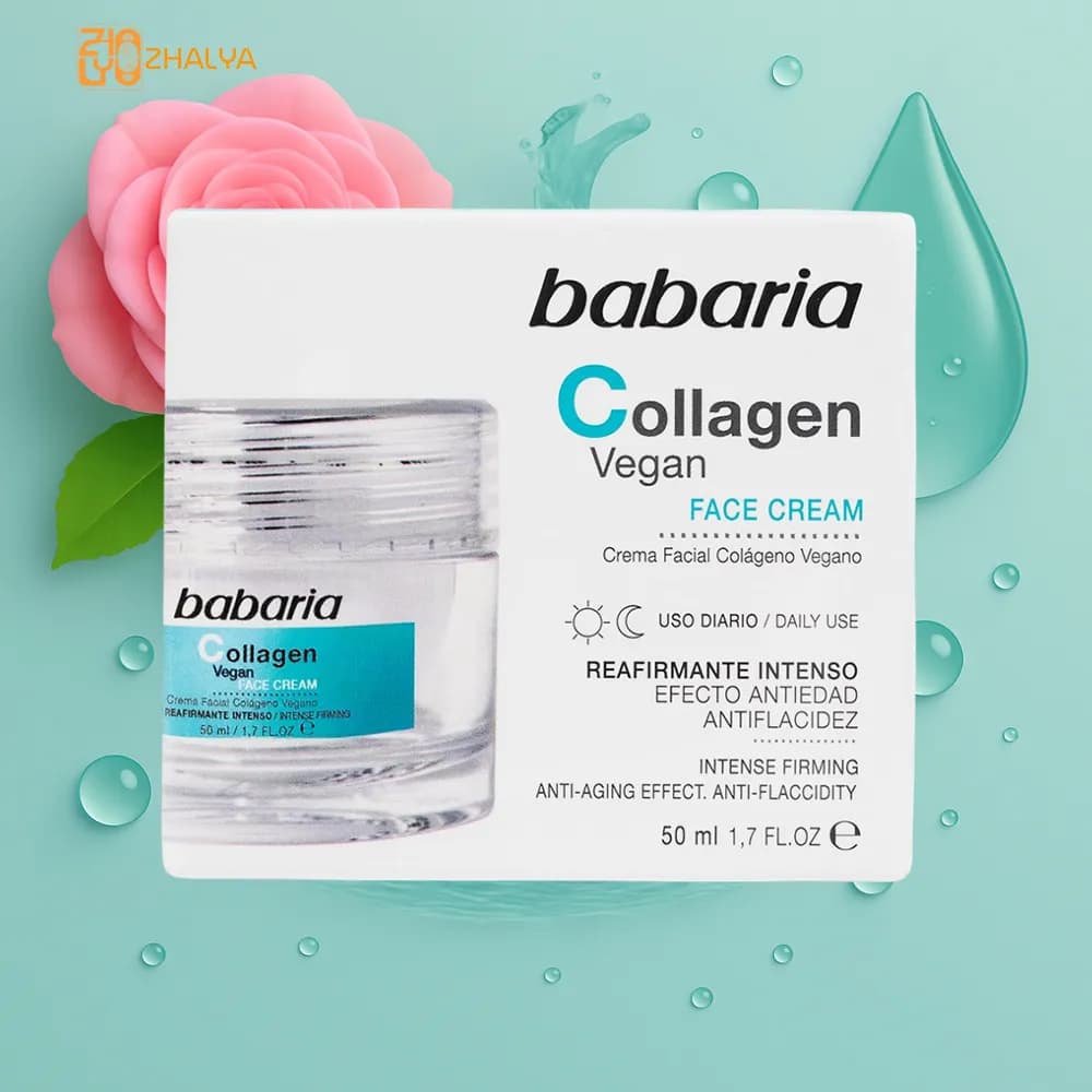 کرم صورت collagen کلاژن باباریا جوانساز و حاوی کلاژن طبیعی 50 میل (اصلی) — تصویر ۲