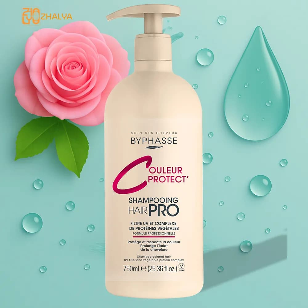شامپو حرفه ای بایفاس مناسب موی رنگ شده 750 میل color protect