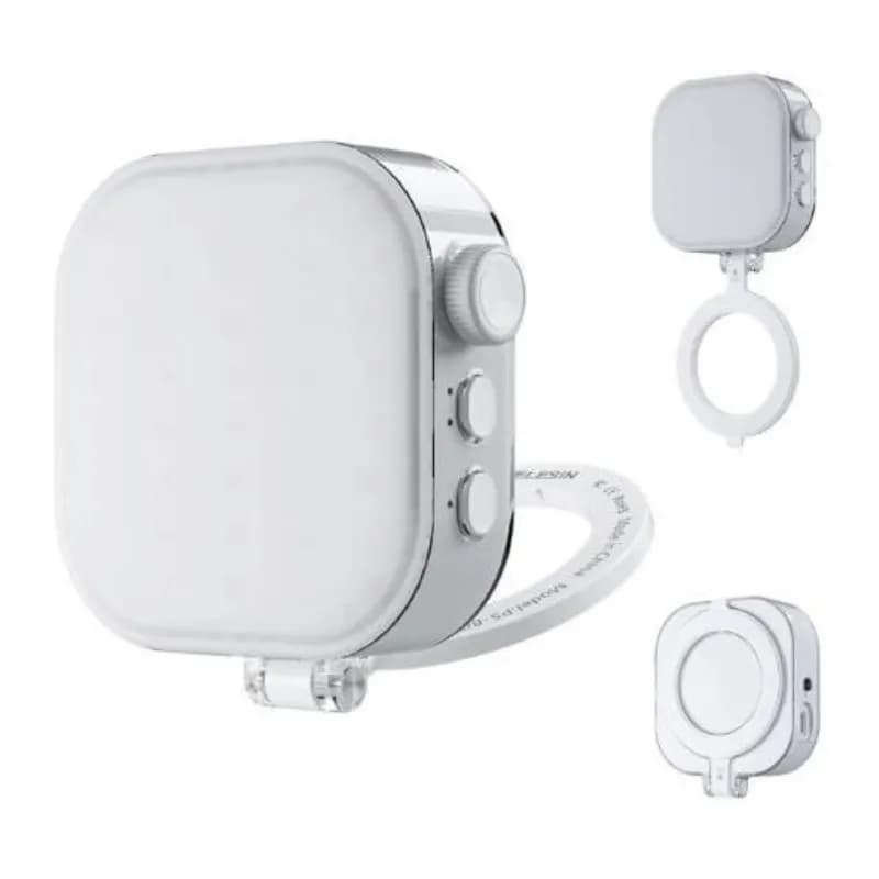 نور مغناطیسی LED سلفی تلسین مدل TELESIN P5-BGD-03 — تصویر ۵