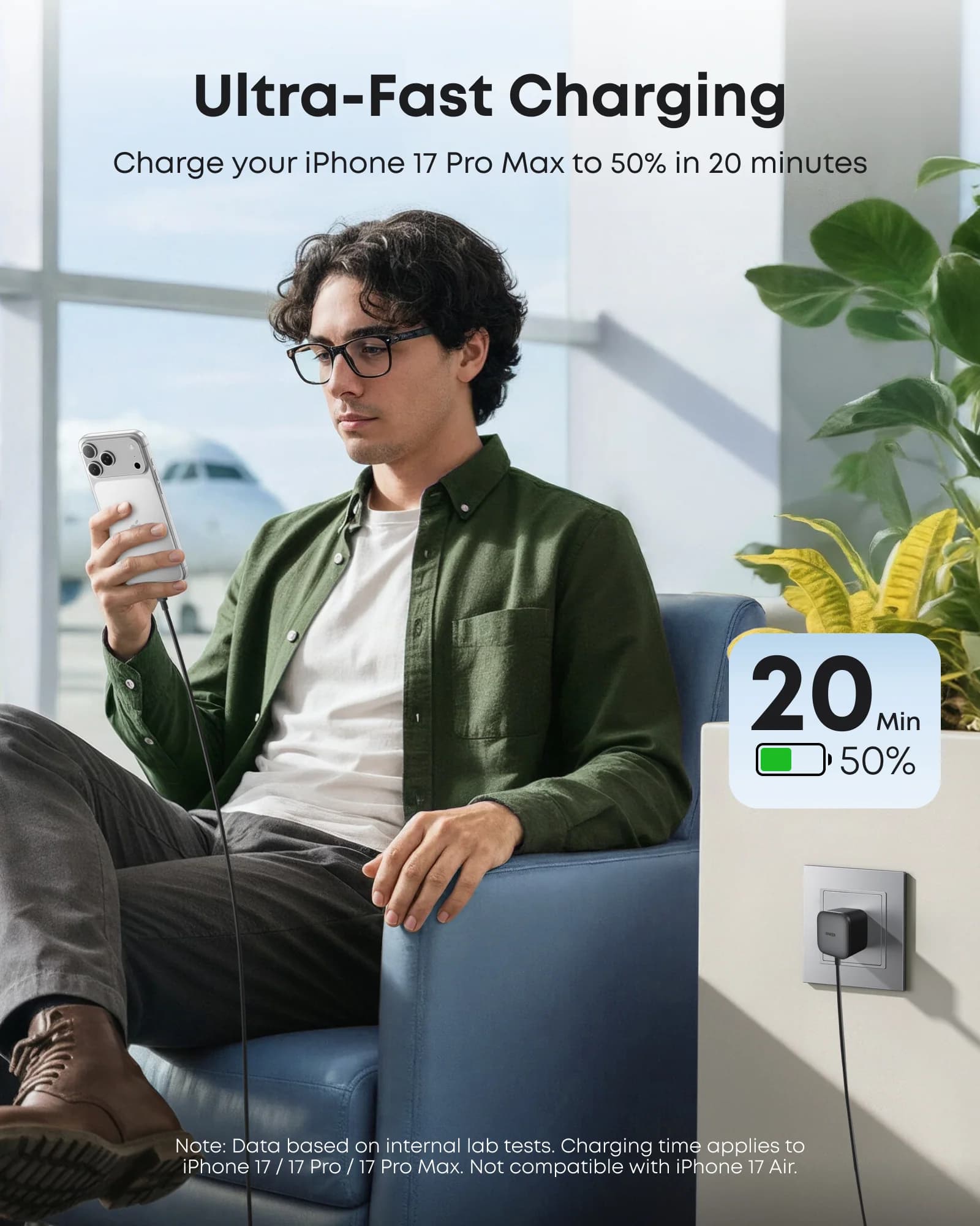 شارژر دیواری انکر Anker Nano USB-C 45W توان 45 وات به همراه کابل تایپ سی- B2692 — تصویر ۶
