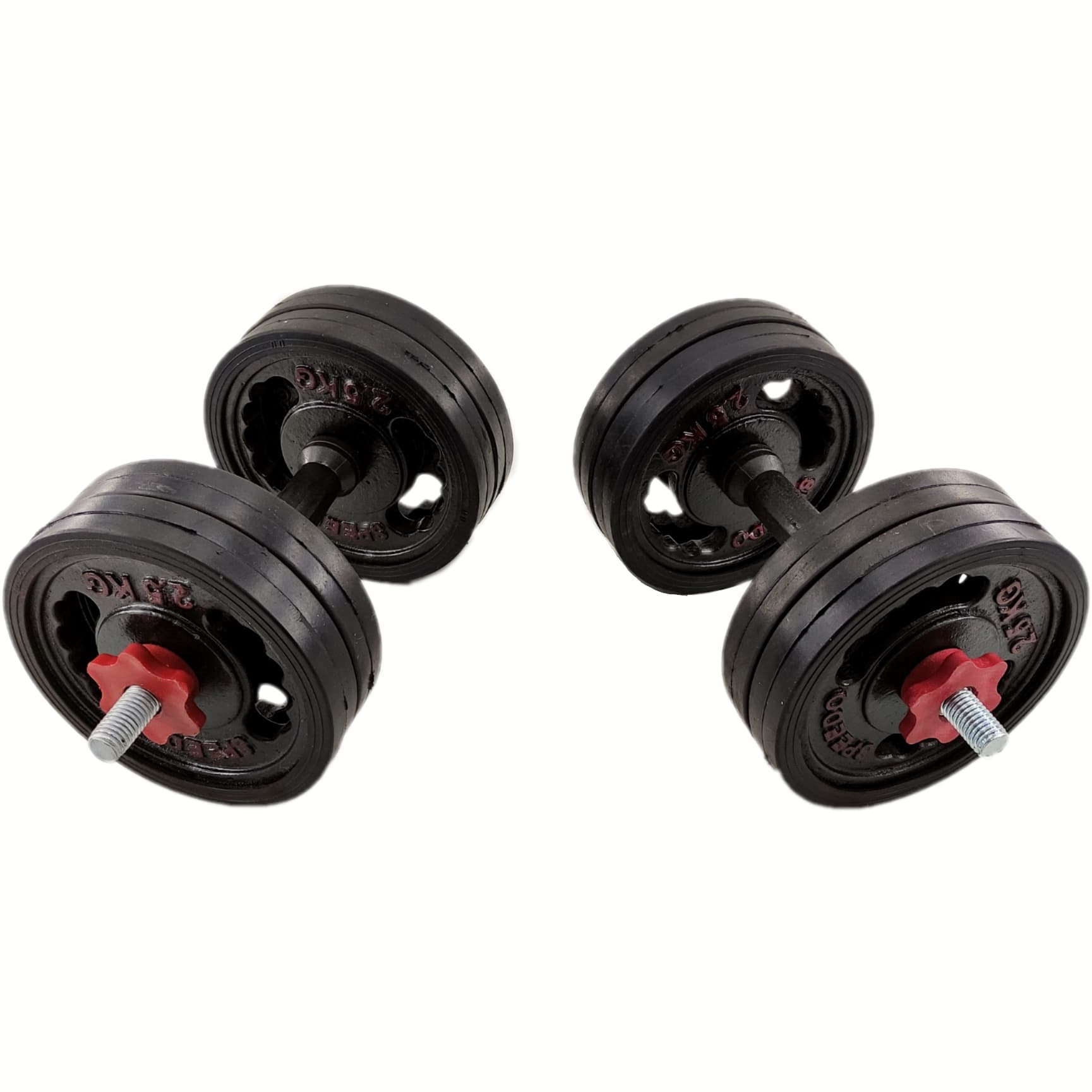 دمبل 10 کیلویی چدنی متغیر SPEEDO (بسته 2 عددی)