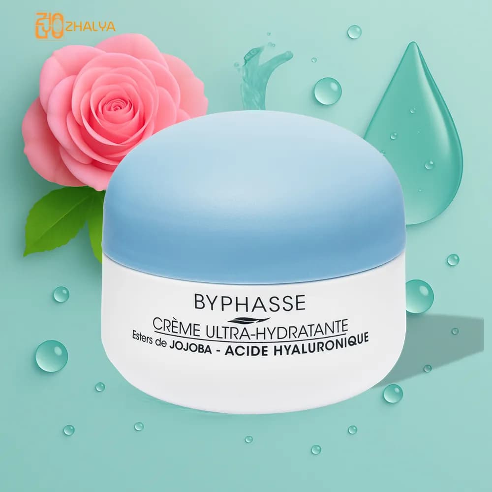 کرم صورت هیالورونیک اسید آبرسان قوی بایفاس Byphasse حجم 50 میل