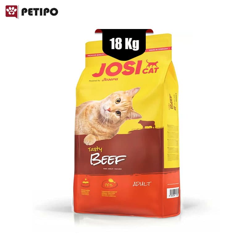 غذای خشک گربه بالغ طعم بیف جوسی کت جوسرا (Josera JosiCat Tasty Beef) وزن 18 کیلوگرم — تصویر ۴