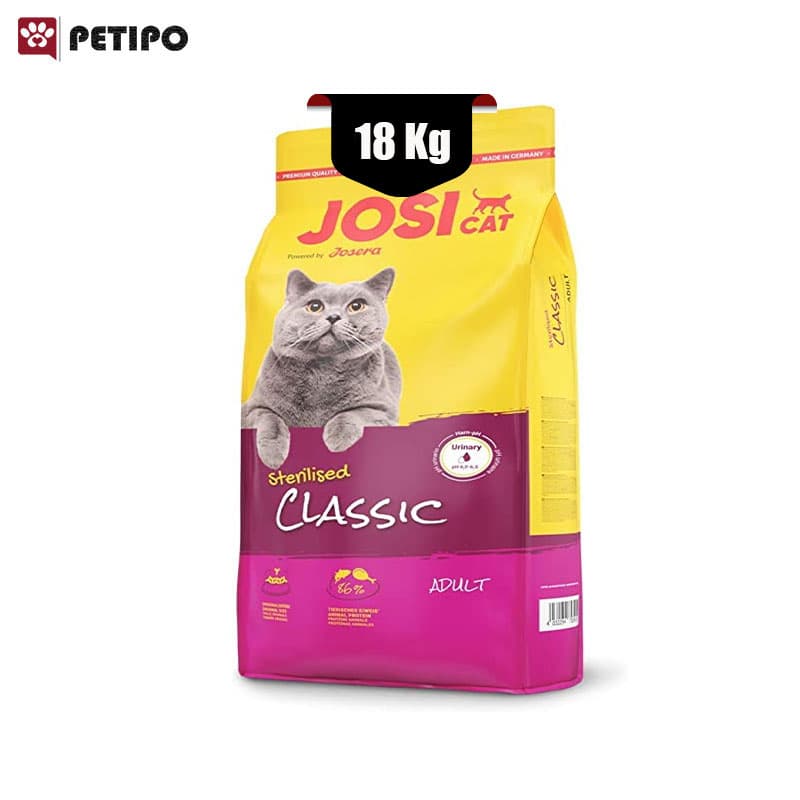 غذای خشک گربه عقیم شده کلاسیک استریلایزد جوسرا (Josera Classic Sterilised) وزن 18 کیلوگرم — تصویر ۴