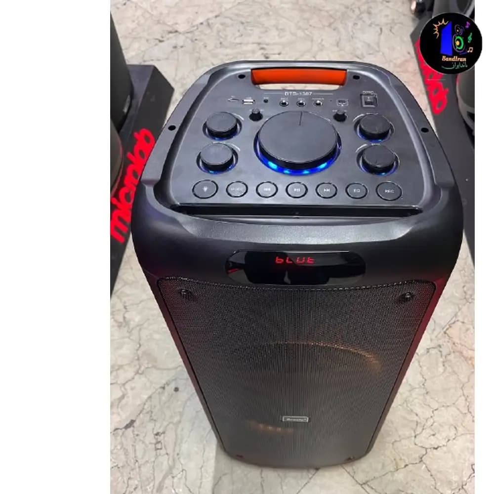 اسپیکر پارتی باکس بی تی اس مدل BTS-1387 — تصویر ۳