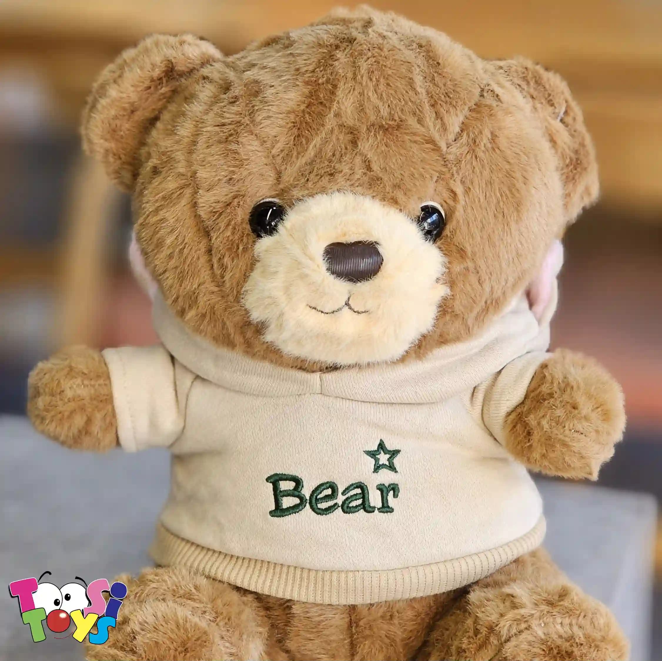عروسک خرس لباس هودی BEAR — تصویر ۸