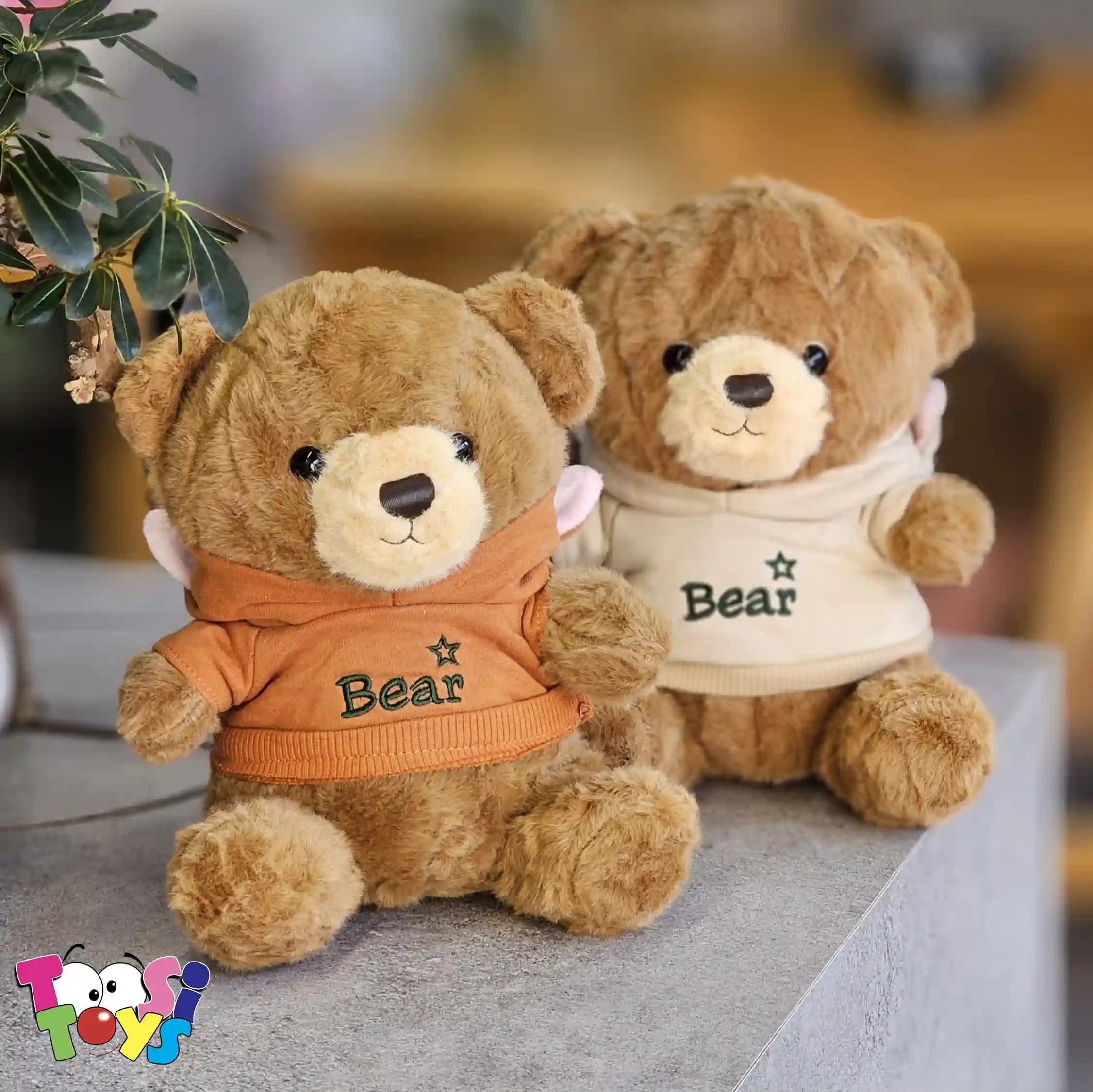عروسک خرس لباس هودی BEAR — تصویر ۶