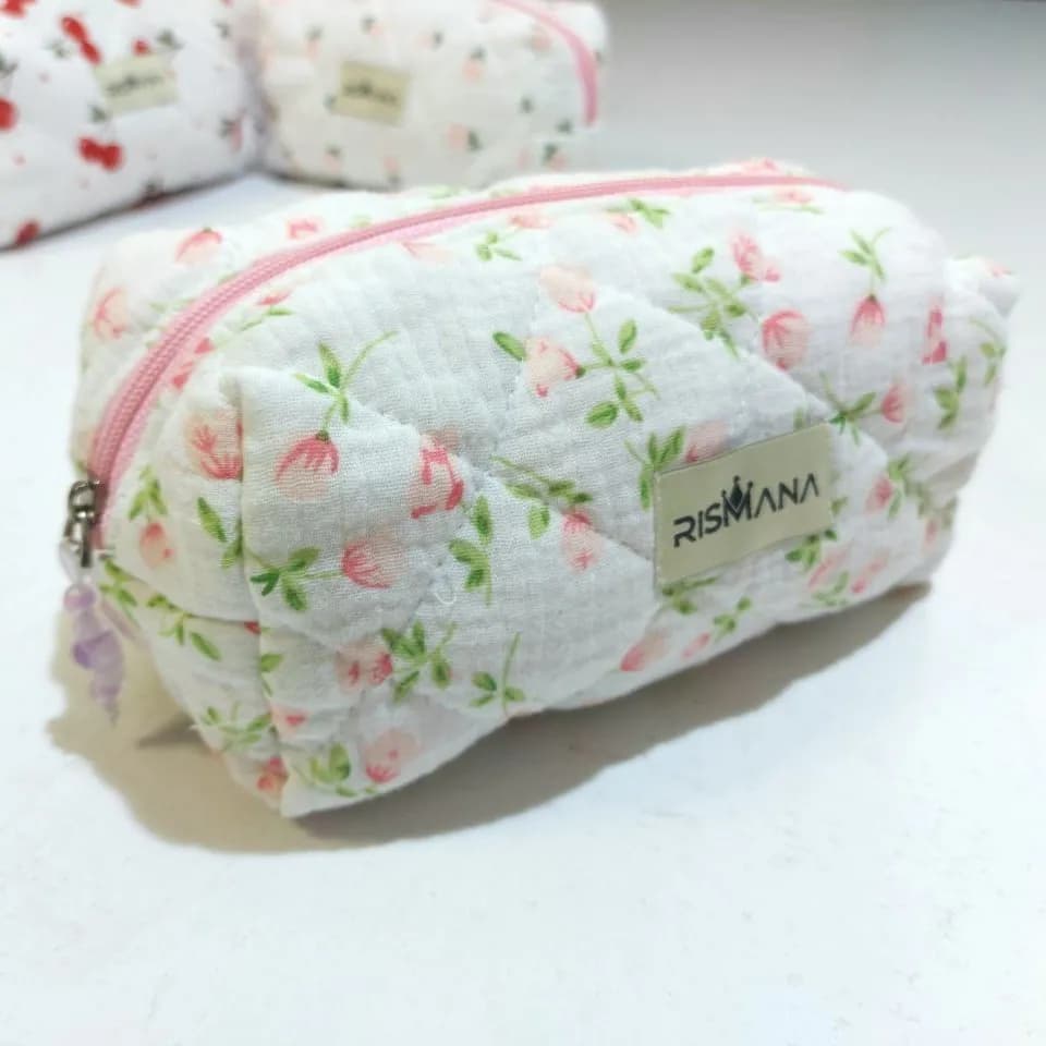 کیف لوازم آرایشی پارچه ای طرح دار (فانتزی) — تصویر ۱۱