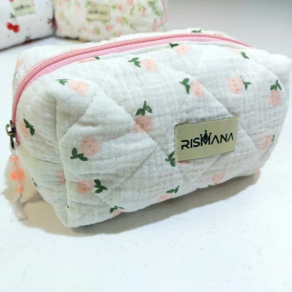 کیف لوازم آرایشی پارچه ای طرح دار (فانتزی) — تصویر ۸