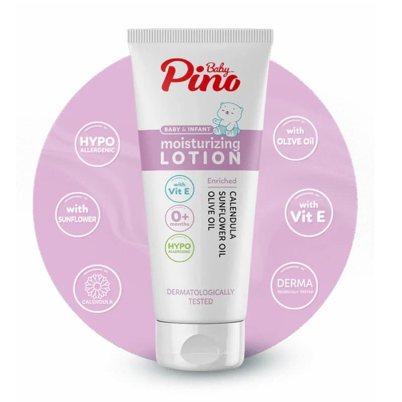 لوسیون مرطوب کننده 200 میل پینو بیبی Pino Baby — تصویر ۳