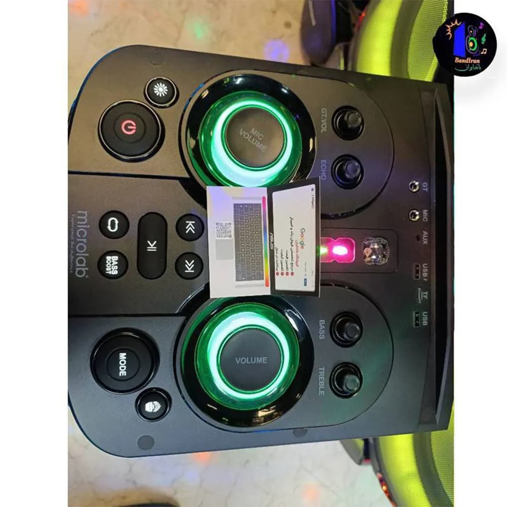 اسپیکر میکرولب شارژی برقی مدل Q220 — تصویر ۲