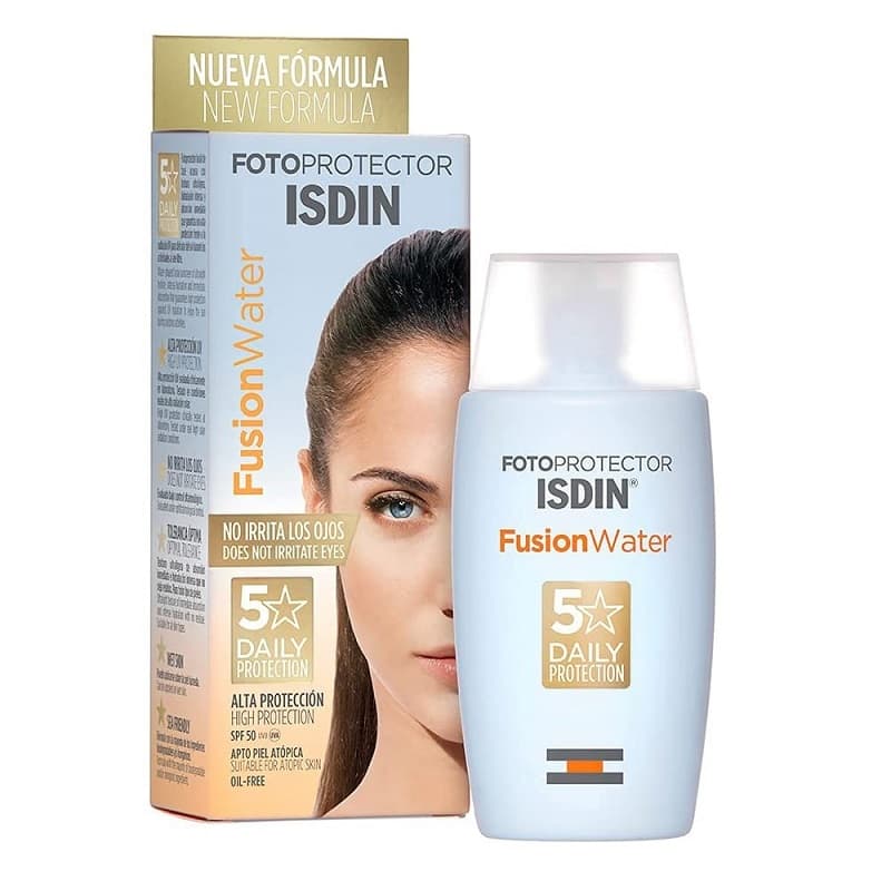 کرم ضد آفتاب ایزدین ISDIN FUSION WATER SPF50 — تصویر ۳