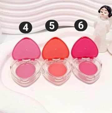 رژ گونه کرمی آرت اسکین قلبی براش دار 6رنگ 5.2گرم — تصویر ۴