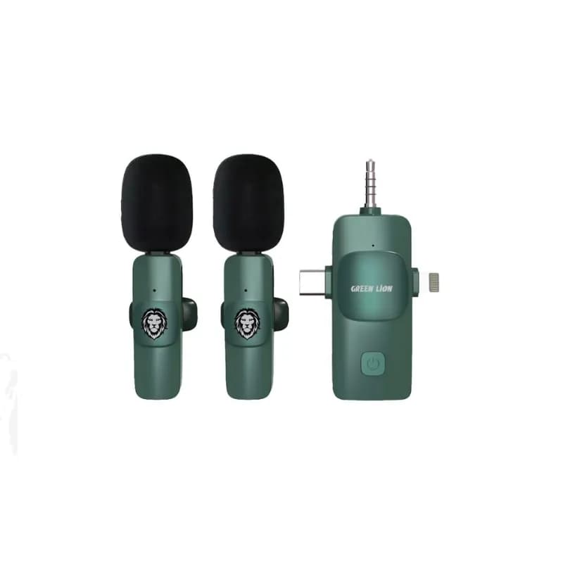 میکروفن یقه ای گرین لاین مدل GN3IN1WMGN – پک جدید – رنگ مشکی — تصویر ۶