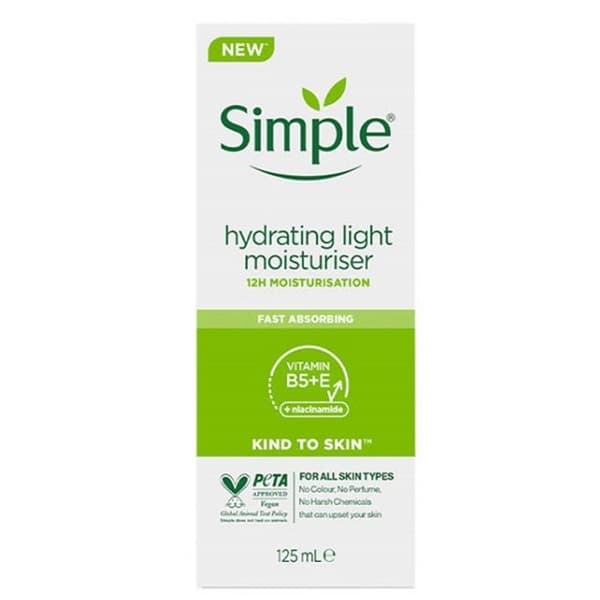 کرم مرطوب کننده سیمپل مدل Simple light